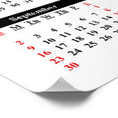 2012年の人口動態ウォールカレンダー: Micromanagement ポスター (角)