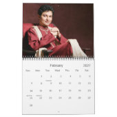 2012年の公式の"マヤのカレンダー" カレンダー (2月 2027)