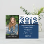 2012年の卒業のクラスは2013年の間スクロールします 招待状 (スタンド正面)