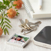 2012年の卒業の写真の金属のキーホルダーのクラス キーホルダー (側面)