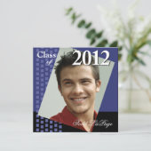 2012年の卒業生の写真のパーティーのはっきりしたで新しいクラス 招待状 (スタンド正面)