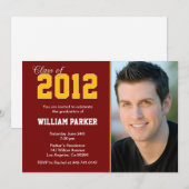 2012年の卒業記録 招待状 (正面/裏面)