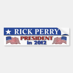 2012年の大統領のためのリック・ペリー バンパーステッカー