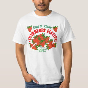 2012年の岬St.クレアのいちごのフェスティバルのTシャツ Tシャツ