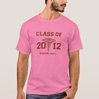 2012年の看護の部門のクラス Tシャツ