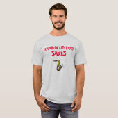 2012年の虹都市バンドサクソフォーンのTシャツ Tシャツ (正面フル)