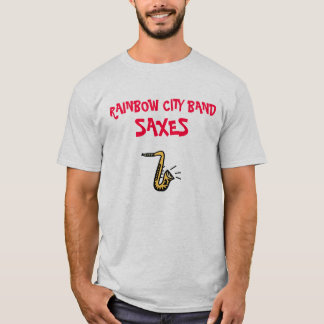 2012年の虹都市バンドサクソフォーンのTシャツ Tシャツ