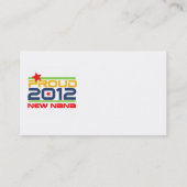 2012年の誇りを持ったなナナのTシャツおよびギフト 名刺 (裏面)