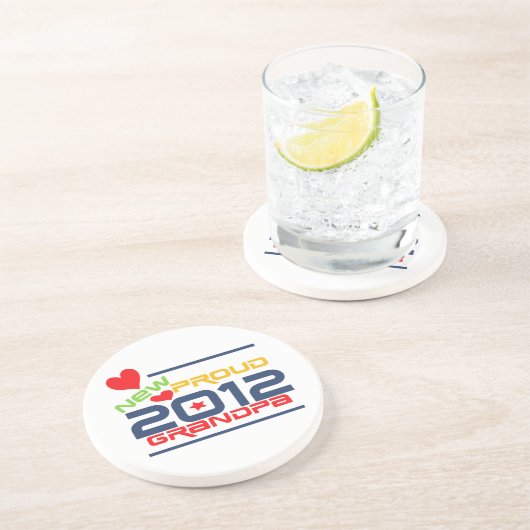 2012年の誇りを持ったな祖父のTシャツおよびギフト コースター (側面)