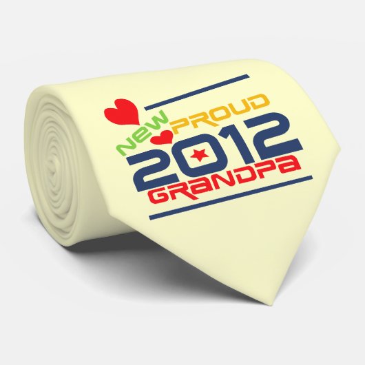 2012年の誇りを持ったな祖父のTシャツおよびギフト ネクタイ (ロール)