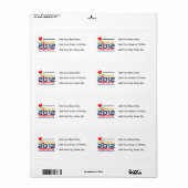 2012年の誇りを持ったな祖父のTシャツおよびギフト ラベル (フルシート)