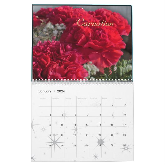 2012年の誕生月のカレンダー カレンダー (1月 2026)