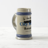 2012年の都市島の懇親会ステイン ビールジョッキ (正面左)