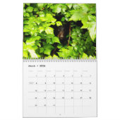 2012年の野性生物のカレンダー カレンダー (3月 2026)