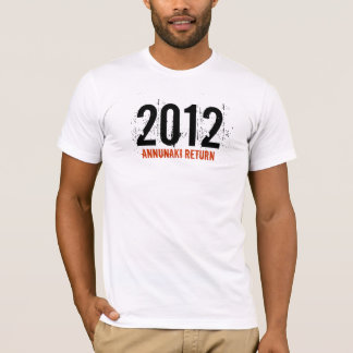 2012年のAnnunakiの帰りのティー Tシャツ