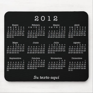 2012年のCalendario Españoles マウスパッド