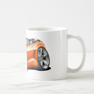2012年のCamaroのオレンジ黒いコンバーチブル コーヒーマグカップ