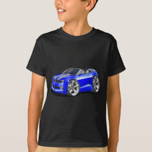 2012年のCamaroの青灰色のコンバーチブル Tシャツ