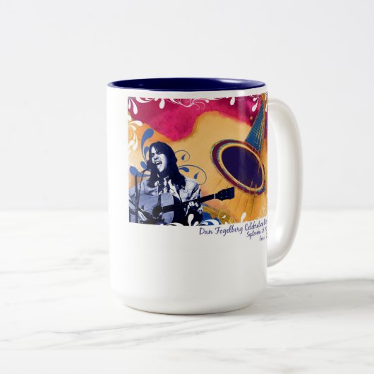2012年のDFのお祝いの週末のギターのマグ ツートーンマグカップ (正面右)