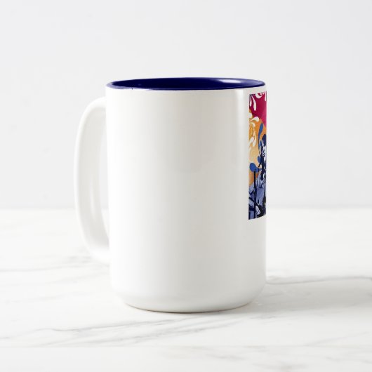 2012年のDFのお祝いの週末のギターのマグ ツートーンマグカップ (正面左)