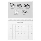 2012年のHADROSAUR (HADROSAURIFORMES)のスカルのカレンダー カレンダー (3月 2026)