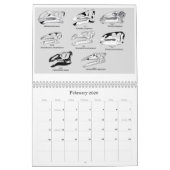 2012年のHADROSAUR (HADROSAURIFORMES)のスカルのカレンダー カレンダー (2月 2026)