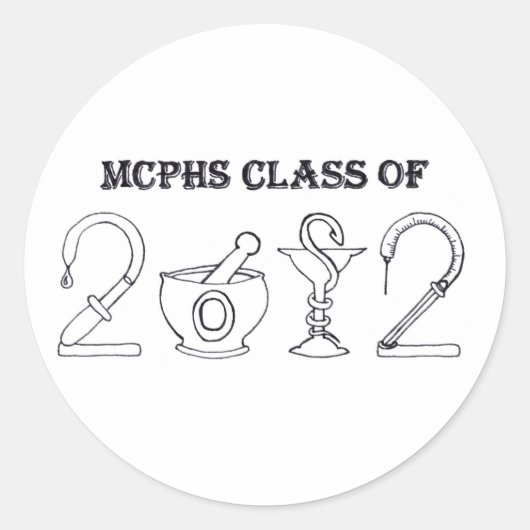 2012年のMCPHSクラス ラウンドシール (正面)