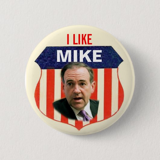 2012年のMike Huckabeeボタン 缶バッジ (正面)