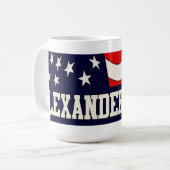 2012年のMugにおけるStewart Alexander大統領 コーヒーマグカップ (正面左)