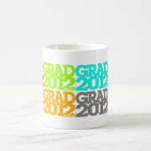 2012年のMulticolorsのマグの卒業のクラス コーヒーマグカップ (中央)