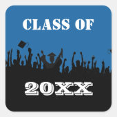 2012年のOval Stickersクラス スクエアシール (正面)