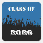 2012年のOval Stickersクラス スクエアシール (正面)