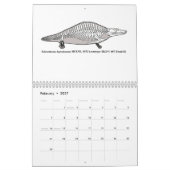 2012年のPalaeozoicおよび中生代の航海されたTetrapods カレンダー (2月 2027)