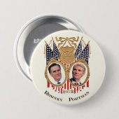 2012年のRomney及びPortman 缶バッジ (正面&裏面)