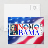 2012年はがきにNo Mo Bama ポストカード (正面/裏面)