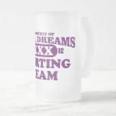 2012年は、夢の中でのみ、最高の浮気チーム フロストグラスビールジョッキ (正面右)