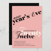 2012年までのカウントダウン|大みそか招待状 招待状 (正面/裏面)