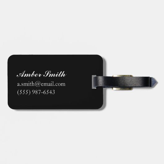 2012年を造っているロックフェラーからのマンハッタン ラゲッジタグ (裏面横)