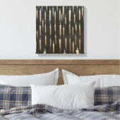 2012年インドのウダイプール湖のキャンドル キャンバスプリント (インサイチュ (寝室))