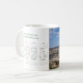 2012年エルサレム旧市街の眺め コーヒーマグカップ (正面左)