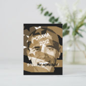 2012年オバマ ポストカード (スタンド正面)