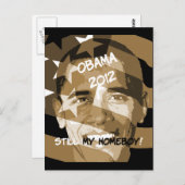 2012年オバマ ポストカード (正面/裏面)