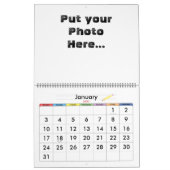 2012年カレンダーのカスタマイズ カレンダー (1月 2027)