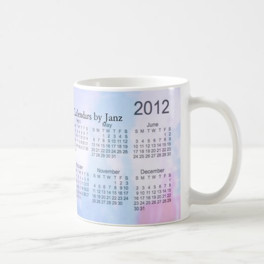 2012年カレンダー コーヒーマグカップ (右)