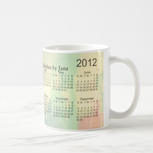 2012年カレンダー コーヒーマグカップ (右)