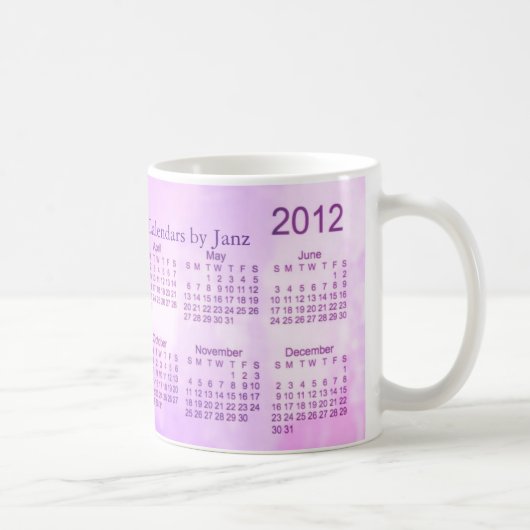 2012年カレンダー コーヒーマグカップ (右)