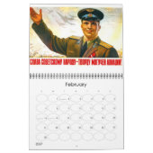 2012年カレンダー – ソ連テーマ カレンダー (2月 2027)