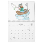 2012年ギャグ付きカレン笑わされるダー カレンダー (1月 2027)