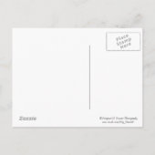 2012年クラスのブルーキャップ卒業はがき 案内ポストカード (裏面)