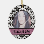 2012年クラス卒業ダマスク写真 セラミックオーナメント (右)